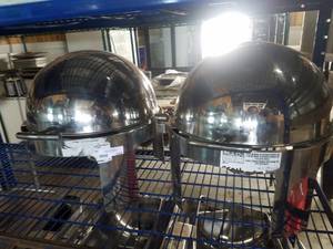 lot 224 image: Circle Buffet Roll Top Chafer (2 Total)