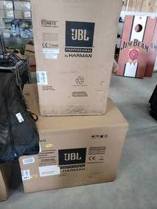 lot 361 image: 2 JBL Pro System, EON 615 Loudspeaker, EON 618s Sub