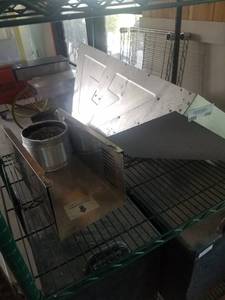 lot 256 image: Stainless Steel Commercial Hood Vent, never installed