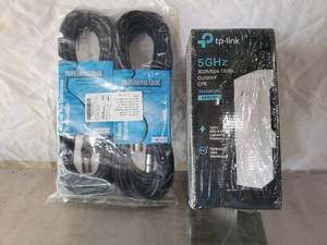 lot 348 image: TP Link Outdoor CPE, 2 Pack still in unopened Package, 50 XLR Mic Cables