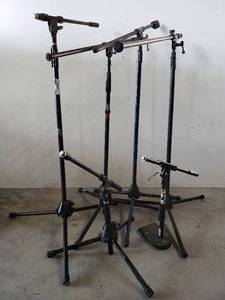lot 357 image: Lot of Misc. Mic Stands, 6 Total