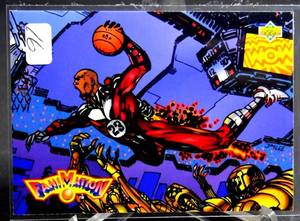 lot 16 image: 1993 UD Fanimation Agent 23 Michael Jordan Chicago Bulls Last Dance