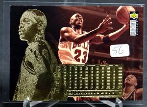 lot 56 image: 1995-96 UD Collectors Choice MICHAEL JORDAN Chicago Bulls Jordan Collection JC12