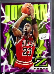 lot 68 image: MICHAEL JORDAN, 1996-97 SKYBOX Z-FORCE #11, BULLS - Mint