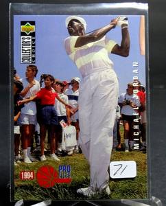 lot 71 image: 1994 UD Pro Files #204 Michael Jordan - worth grading