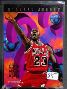 lot 85 image: 1995 Michael Jordan Skybox NBA Hoops Number Crunchers #1 of 25