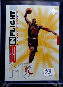 lot 93 image: 1998-99 Upper Deck Living Legend 23 In Flight Michael Jordan #IF15 HOF