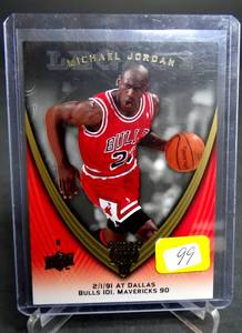 lot 99 image: 2008-09 UD Michael Jordan Legacy Collection Basketball #470 Game