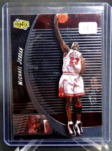 lot 106 image: Michael Jordan Ionix #13 Upper Deck PSA Chrome Card Basketball