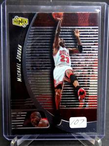 lot 107 image: 1998-99 IONIX - Michael Jordan  #4 Upper Deck (PSA READY)