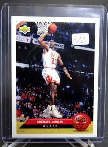 lot 122 image: 1992 Upper Deck UD McDonalds Michael Jordan BULLS # P5 Promo Basketball Card