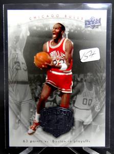 lot 154 image: 2008-09 UD Michael Jordan Legacy Collection #5 Michael Jordan