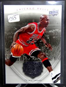 lot 155 image: 2008-09 UD Michael Jordan Legacy Collection #41 Michael Jordan