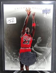 lot 156 image: 2008-09 UD Michael Jordan Legacy Collection #8 Michael Jordan