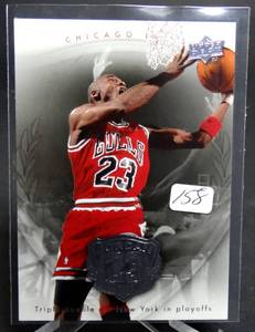 lot 158 image: 2008-09 UD Michael Jordan Legacy Collection #18 Michael Jordan