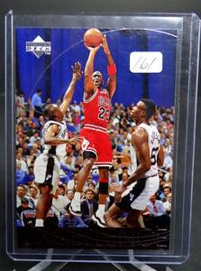 lot 161 image: 96-97 UD Michael Jordan Decade of Excellence The Game in pictures #165 NMT-MNT