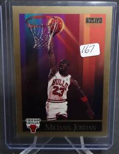 lot 167 image: Rare 1990 90 Skybox MICHAEL JORDAN #41, CHICAGO BULLS, HOF