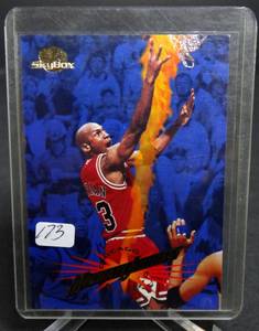 lot 173 image: 1995-96 Skybox #15 Michael Jordan Chicago Bulls  NICE CARD