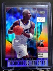 lot 185 image: 2002-03 Upper Deck Honor Roll Tremendous Talents #TT7 Michael Jordan - NM-MT