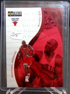 lot 215 image: Michael Jordan 1997 Upper Deck Collectors Choice Card #385 Hot Properties Bulls  MT