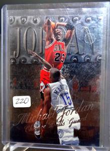 lot 220 image: Michael Jordan Fleer Metal Universe 1 Basketball Card 98-99