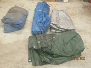 lot 239 image: TOTAL OF 4 TARPS&nbsp
