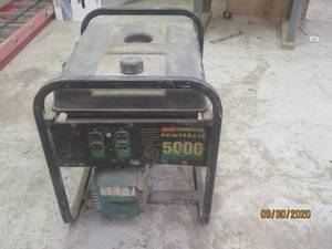 lot 251 image: POWERMATE POWERBLAST 5000 PORTABLE GENERATOR&nbsp