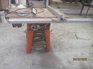 lot 255 image: RIDGID 10&nbsp TABLE SAW&nbsp TS3650&nbsp