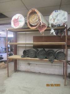 lot 265 image: HEAVY DUTY STEEL 3 SHELF SHELVING UNIT&nbsp(CONTENTS NOT INCLUDED )