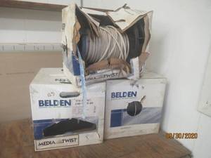 lot 272 image: TOTAL OF 3 BELDEN MEDIS TWIST CABLES&nbsp