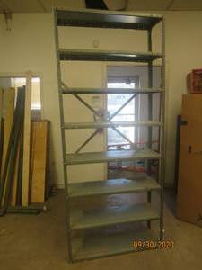 lot 275 image: 8 SHELF&nbsp METAL SHELVING&nbsp