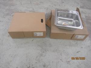 lot 317 image: DUO ELKWAY DAYTON STAINLESS STEEL SINGLE BOWL DROP IN SINK&nbsp D117193&nbsp