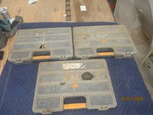 lot 346 image: 3 PARTS BOXES WITH CONTENTS&nbsp