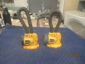 lot 349 image: 2 DEWALT CORDLESS FLASHLIGHTS AS SHOWN