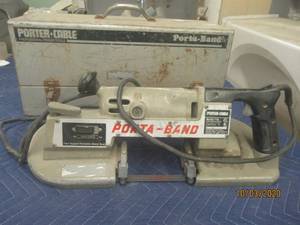 lot 382 image: PORTA-BAND TWO SPEED BAND SAW MODEL 725 EXTRA HEAVY DUTY