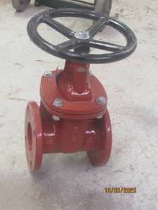 lot 409 image: ZURN WILKINS RESILIENTWEDGE MODEL 48 FLG-FLG-NRS