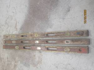 lot 414 image: 3 VINTAGE LEVELS&nbsp