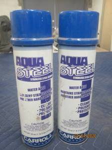 lot 441 image: 2 CANS USED STAINLESS CLEANER