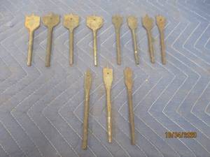 lot 471 image: TOTAL OF 11 SPADE BITS&nbsp