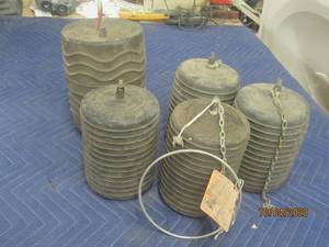 lot 544 image: TOTAL OF 5 WEDGE TEST BALL&nbsp 6 &amp 8 PLUGS