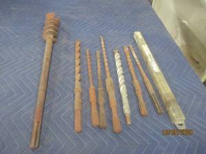lot 579 image: 9 AUGER BITS
