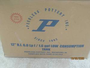 lot 598 image: PEERLESS POTTERY 20271000 ULTRA WATER SAVING TANK