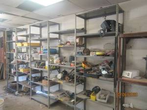 lot 634 image: 5 SECTION SHELF CONTENTS NOT INCLUDED