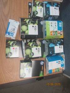 lot 648 image: 10 PACKS OF HP INK