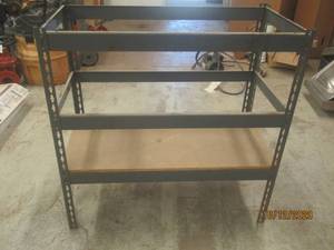 lot 677 image: 3 SHELF SHELVING UNIT&nbsp