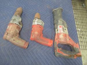 lot 694 image: TOTAL OF 3 DRILLS&nbsp&nbspSAW,HAMMER , HOLESHOOTER&nbsp