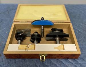 lot 17 image: Timberline Ogee Raised Panel wback cutters plus one