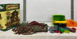 lot 24 image: Lincoln Logs and Legos