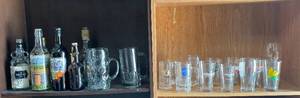 lot 33 image: Miscellaneous Bottles and Beer Mugs