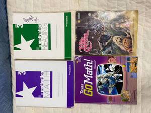 lot 235 image: Homeschool Books